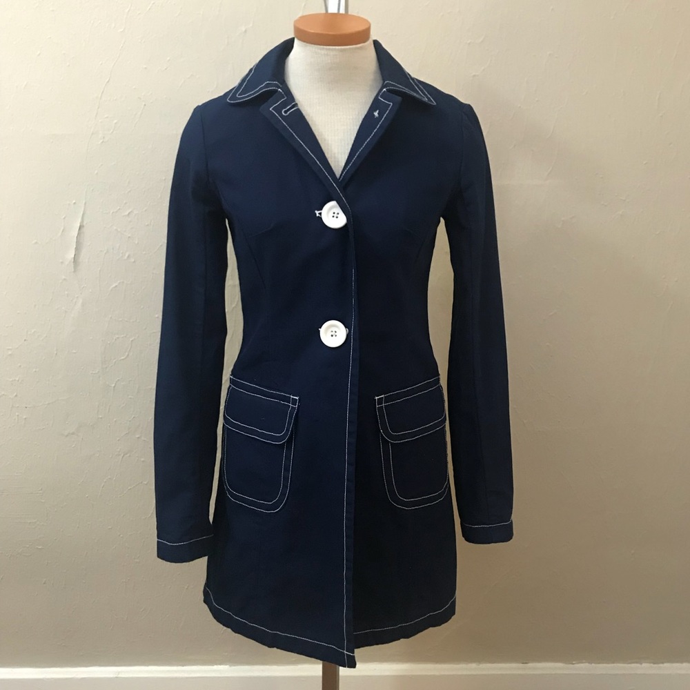 Libertine for Target navy trench coat